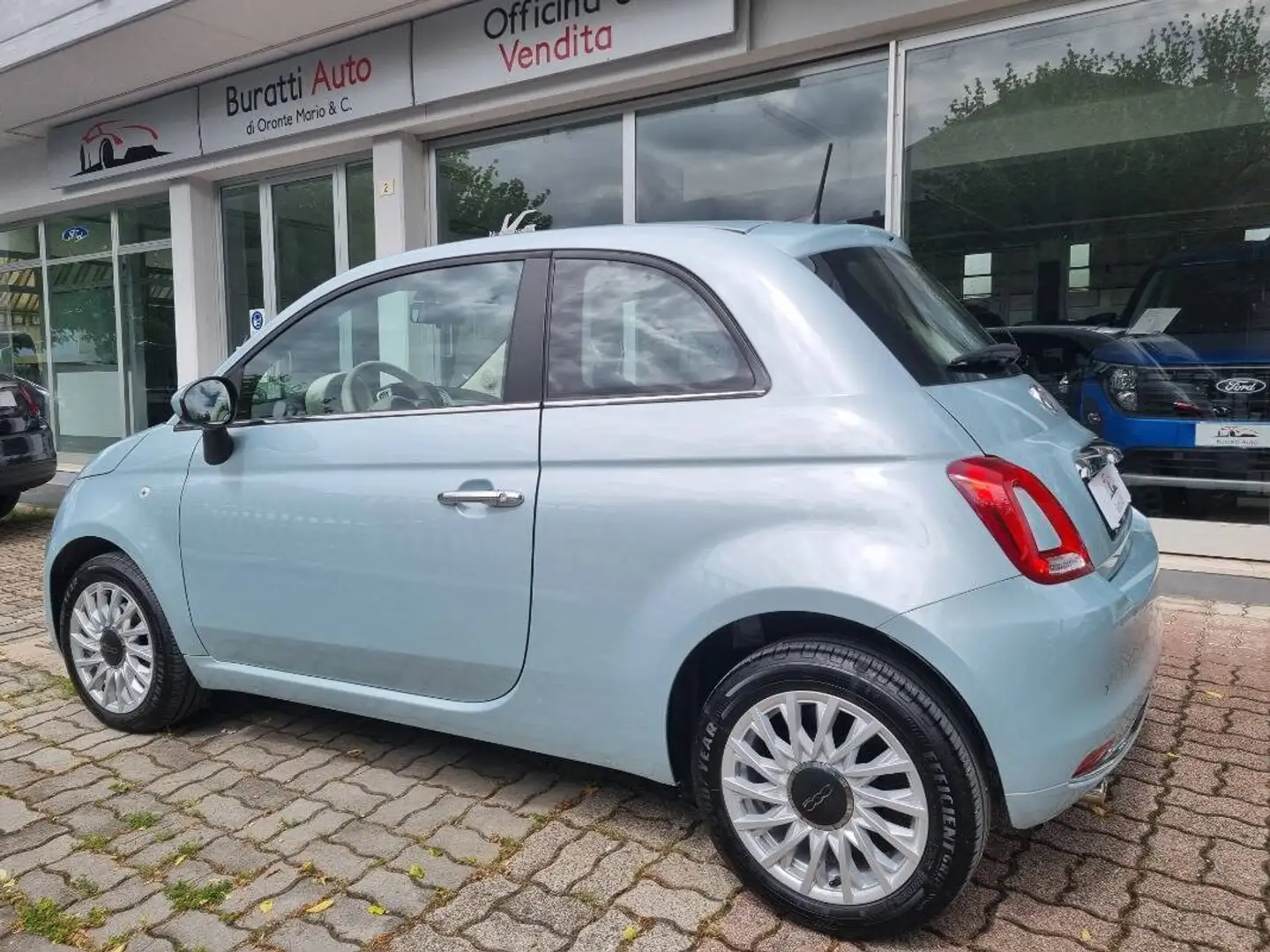 Fiat 500 1.0 hybrid Dolcevita 70cv PROMO Groen - 2