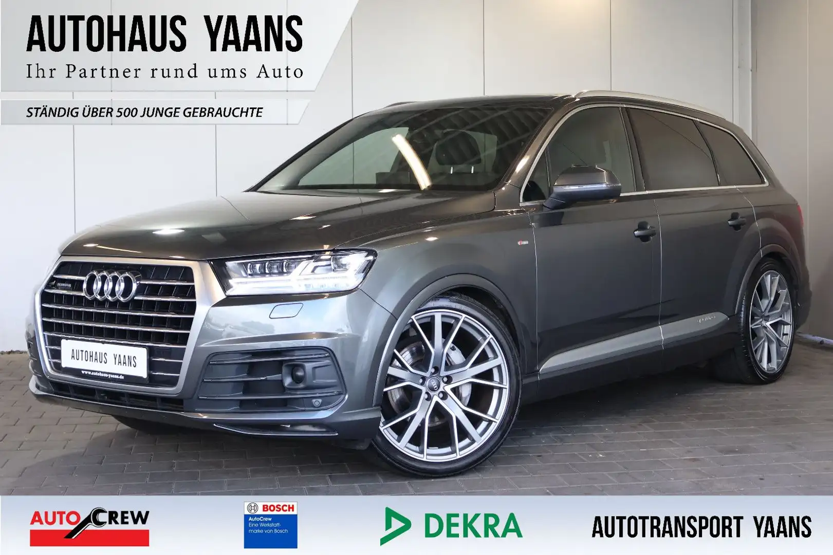 Audi Q7 50 TDI qu. S-LINE LUFT+HUD+ACC+PANO+22"+AHK Grau - 1
