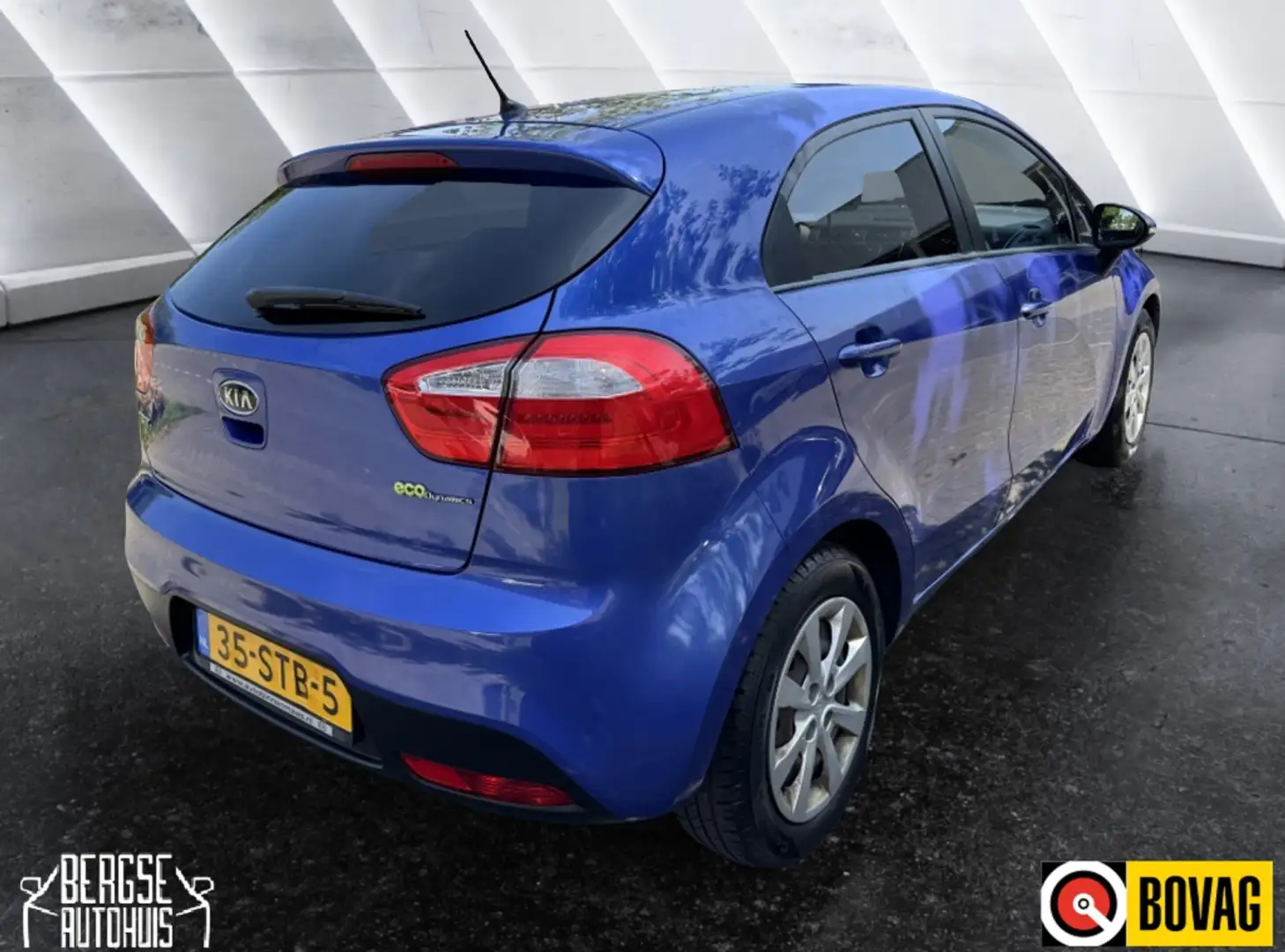 Kia Rio 1.2 CVVT Plus Pack Led Airco Aux Nap Blauw - 2