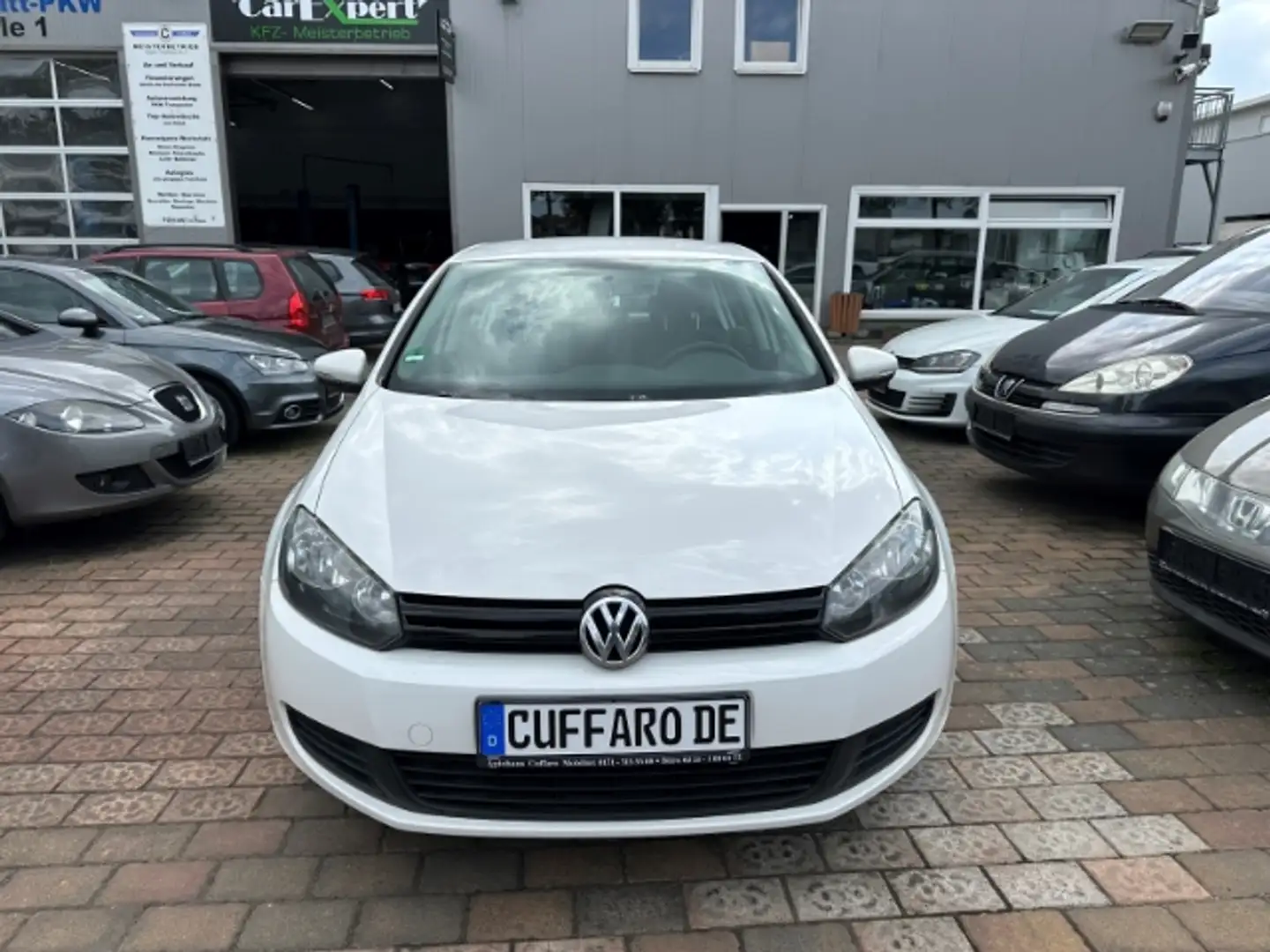 Volkswagen Golf GOLF VI Topzustand 1.6 GA Klima el.SP Spieg. behei Weiß - 1