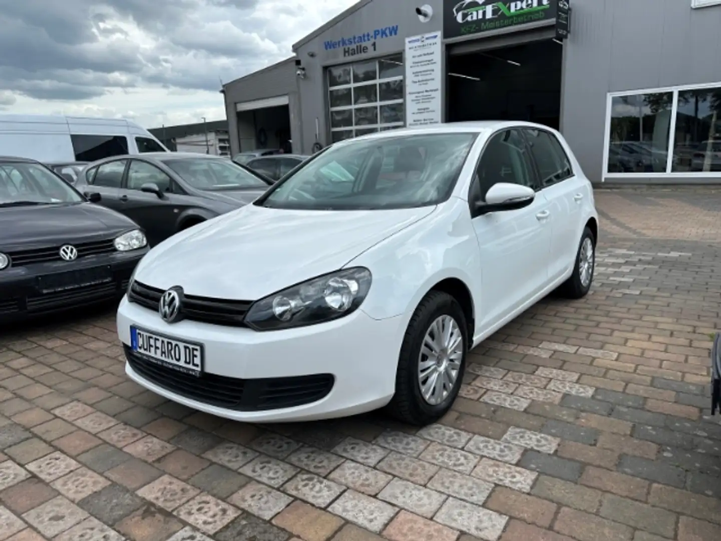 Volkswagen Golf GOLF VI Topzustand 1.6 GA Klima el.SP Spieg. behei Weiß - 2