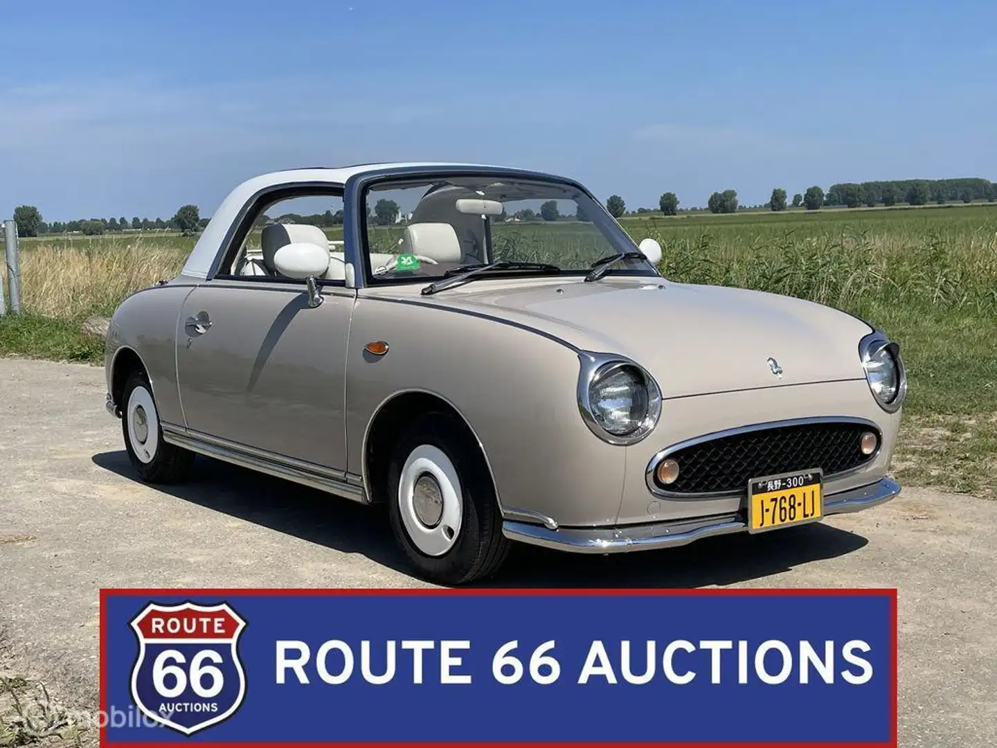 Nissan Figaro | 1991 | Route 66 Auctions Negro - 1
