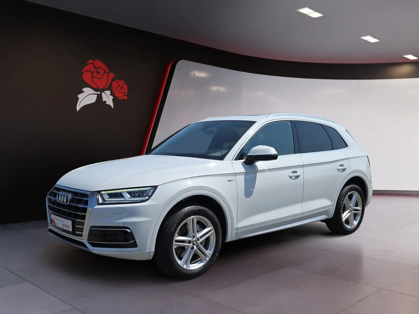 Audi Q5 40 TDI S-tronic quattro S-line sport AHK Pano Blanc - 2