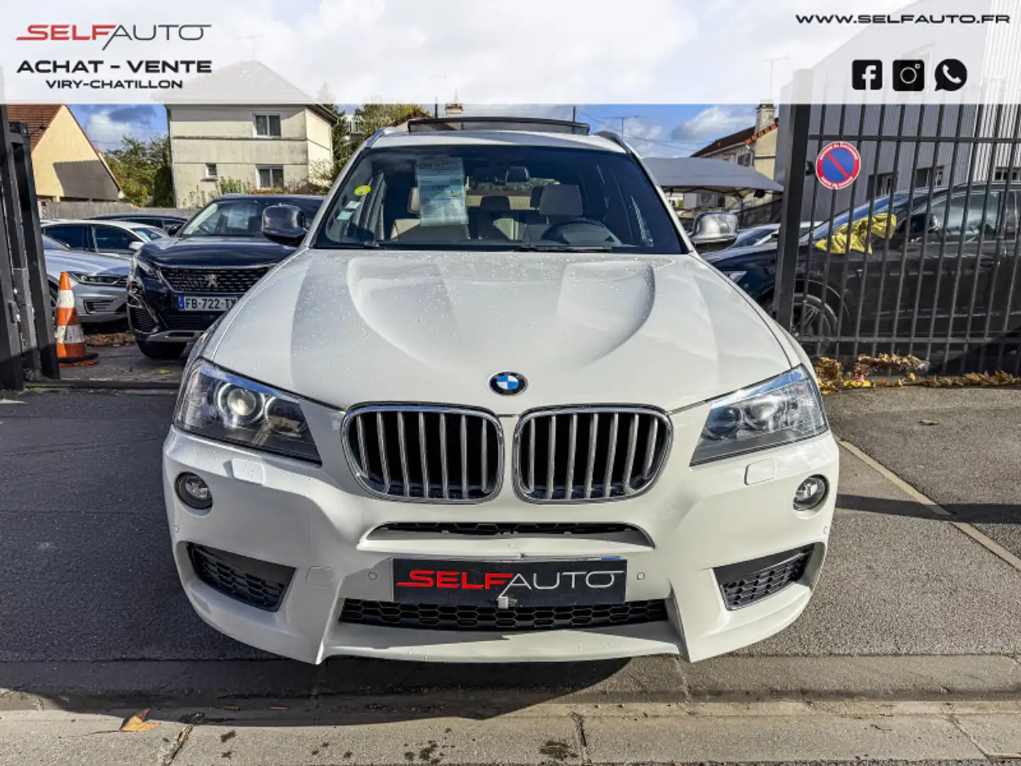 BMW X3 (F25) XDRIVE30DA 258CH SPORT DESIGN Blanc - 2