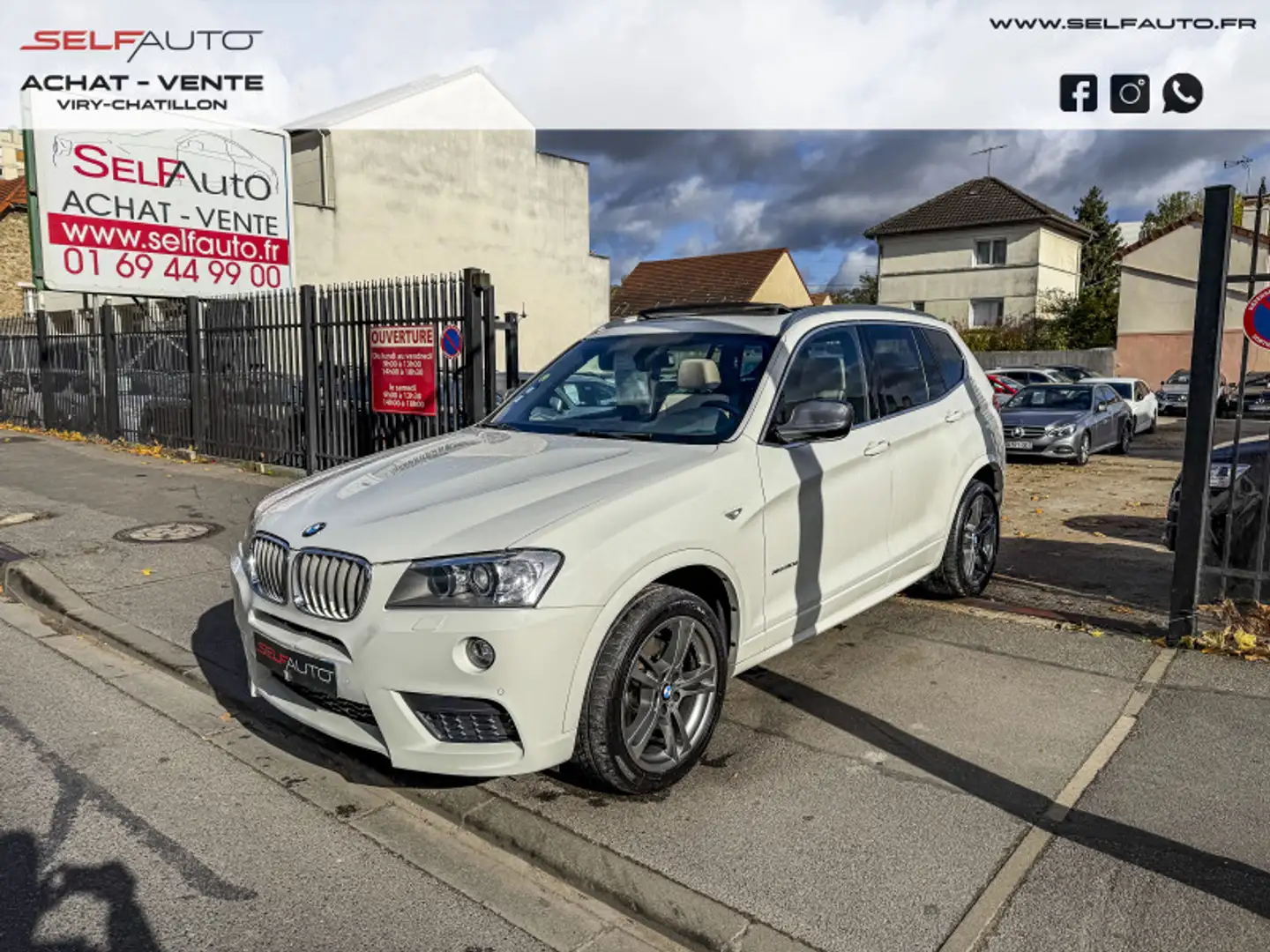 BMW X3 (F25) XDRIVE30DA 258CH SPORT DESIGN Blanc - 1