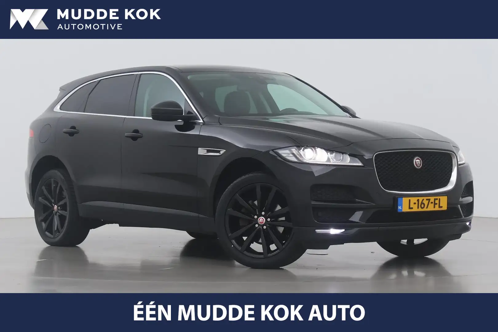 Jaguar F-Pace 2.0 Prestige AWD 20d | Automaat | Stoelverwarming Zwart - 1