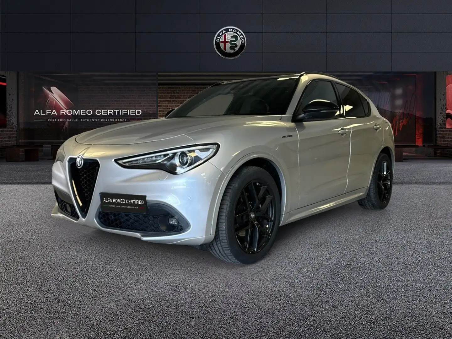 Alfa Romeo Stelvio 2.2 Turbo Diesel 210CV Veloce AT8 Q4 Grau - 1