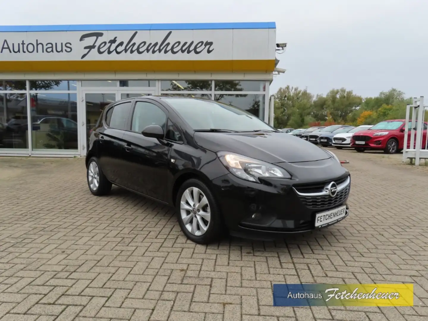 Opel Corsa E 1.0  NAVI+RFK+AAC+SHZ+BEH.WSS+TEMP+BLUET Schwarz - 1