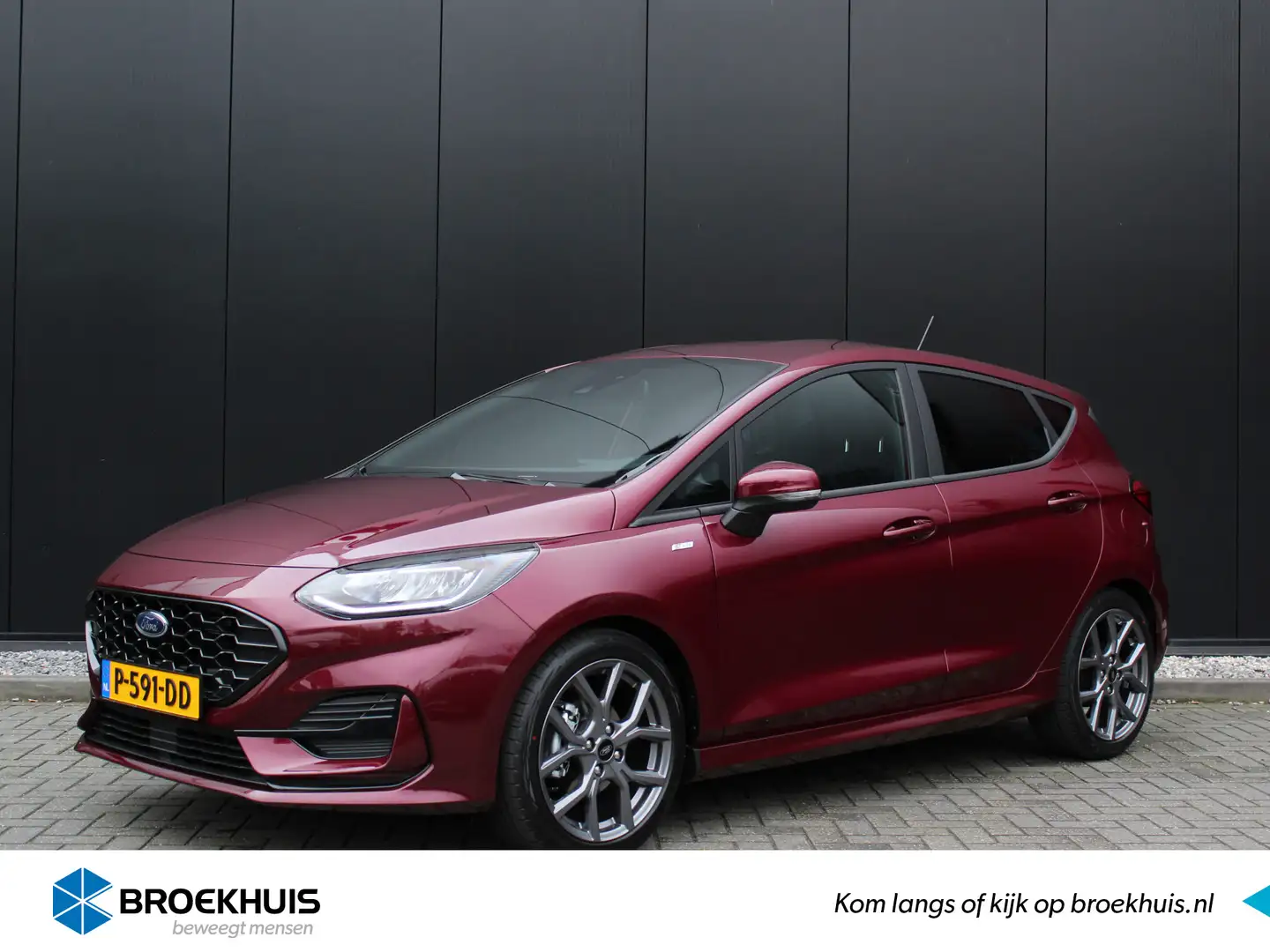 Ford Fiesta 1.0 125pk Hybrid ST-Line | Nieuwe Model! | Winter- Paars - 1