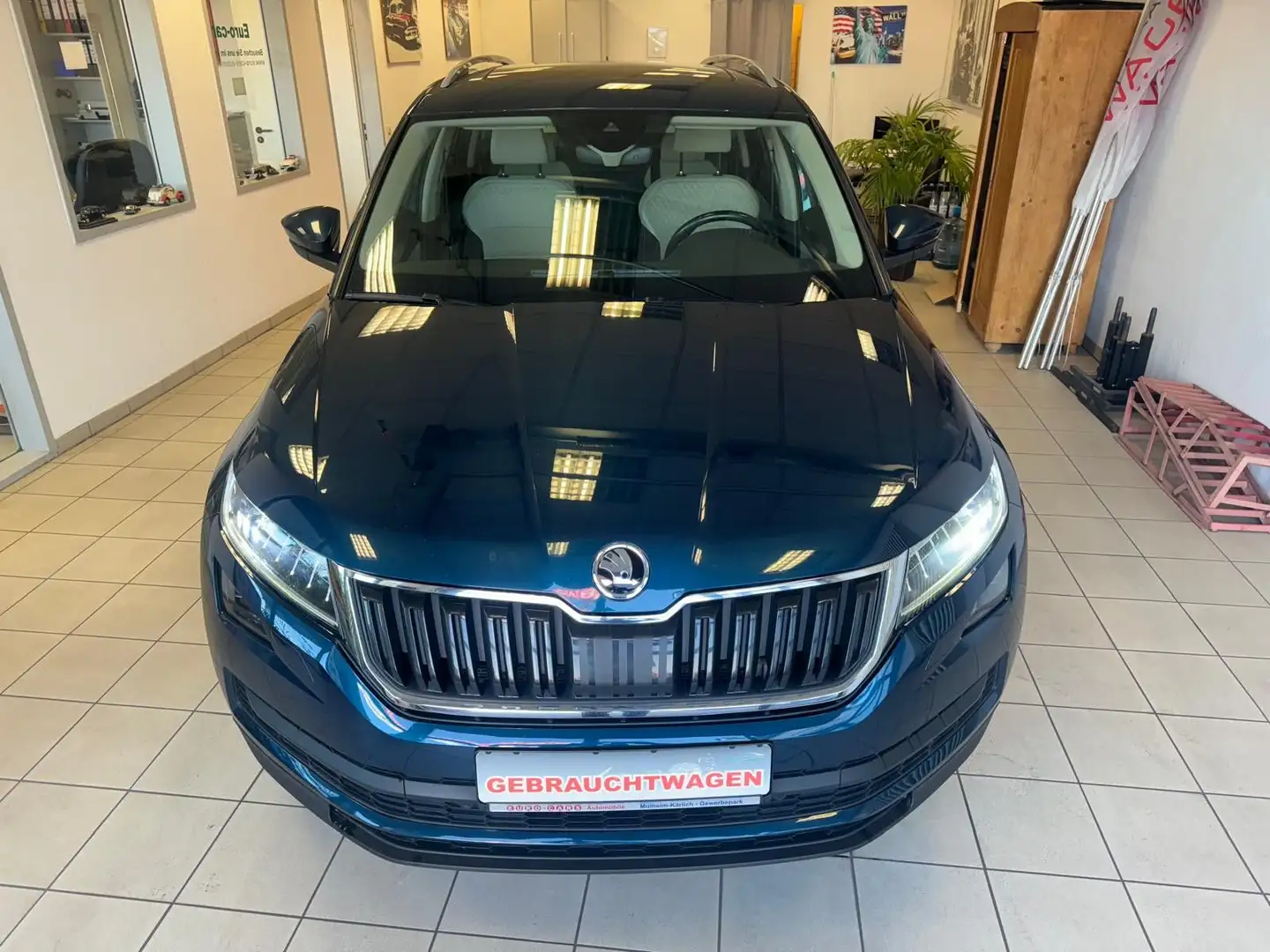 Skoda Kodiaq Style 4x4/LED/PANORAMA/NAVI/CARPLAY Azul - 2