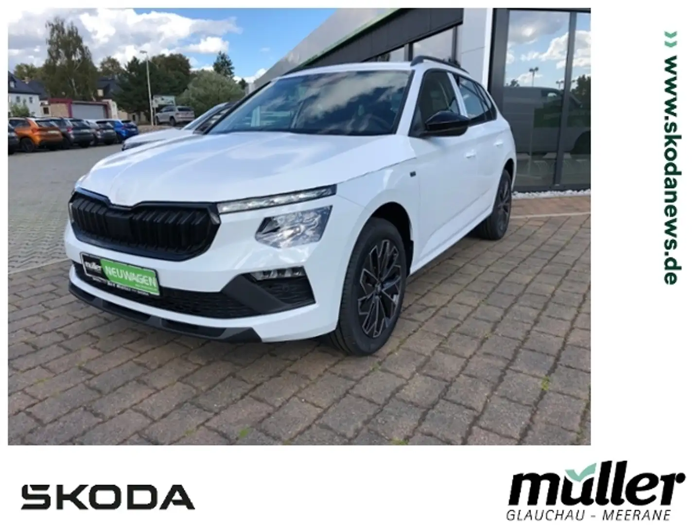 Skoda Kamiq Tour AHZV SmartLink Kamera SHZ Blanc - 1