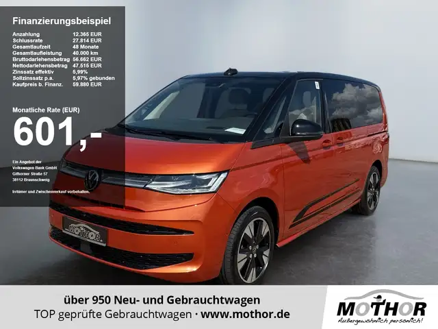 2025 Volkswagen Multivan in Orange for sale