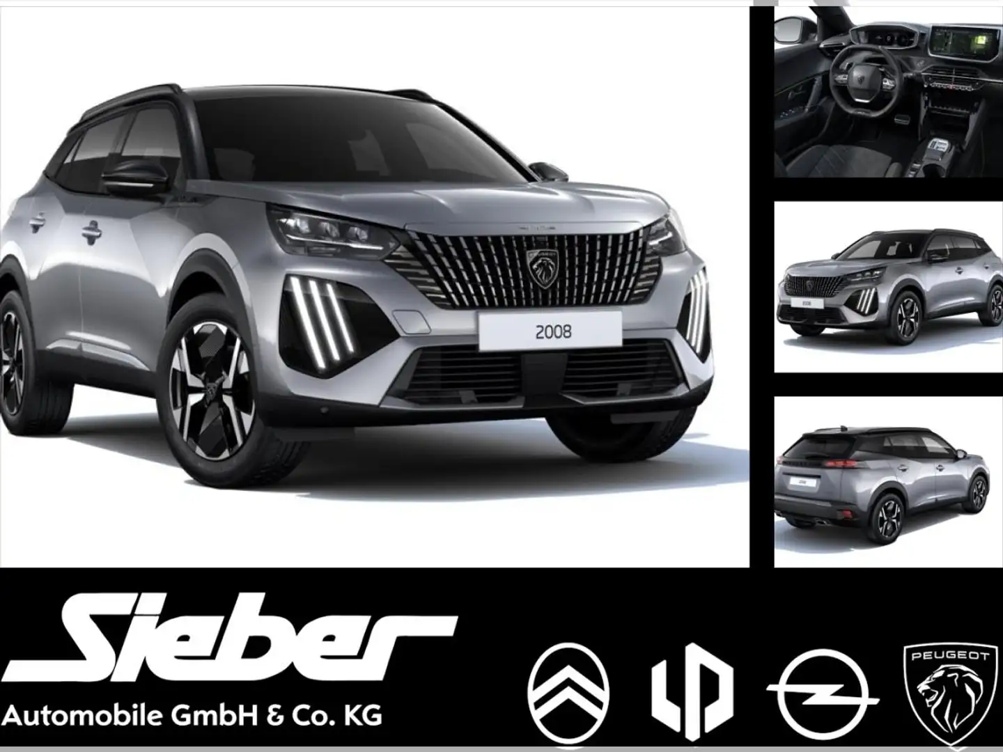Peugeot 2008 GT MHEV Silber - 1