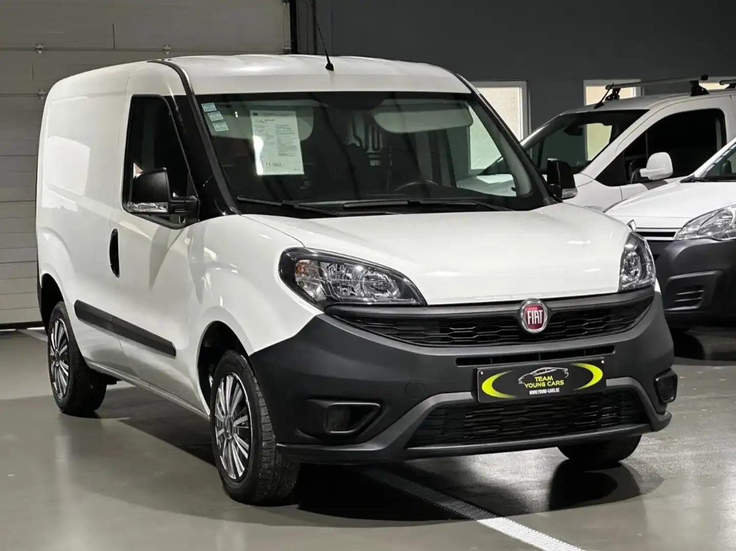 Fiat Doblo 3 PLACES airco   UTILITAIRE [1] Blanc - 1