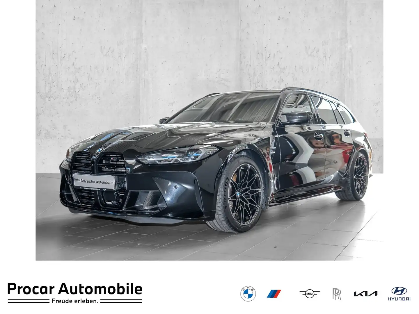 BMW M3 Competition xDrive Touring HuD+Laser+H/K+Alarm+LHZ Noir - 1