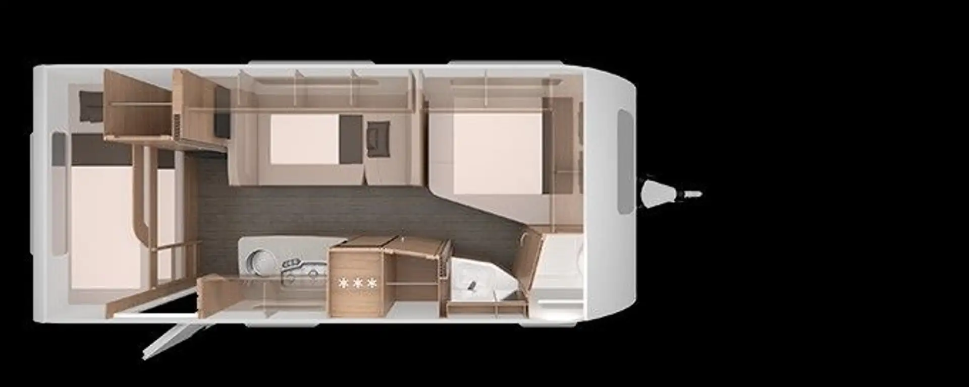 Knaus SÜDWIND 540 FDK BLACK SEL 26 WINTER AKTION KLIMA Grau - 2