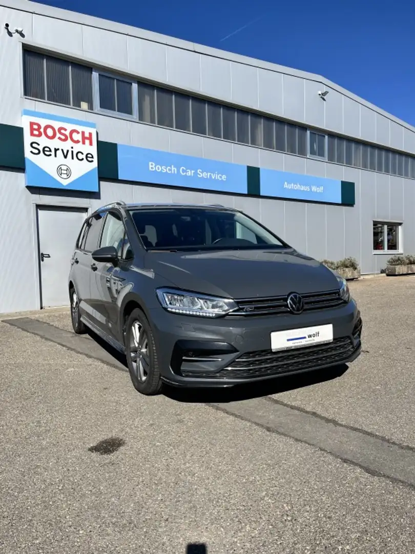 Volkswagen Touran R-Line, 7-Sitzer, LED, DSG, AHK, SHZ, Comfortline Grau - 1