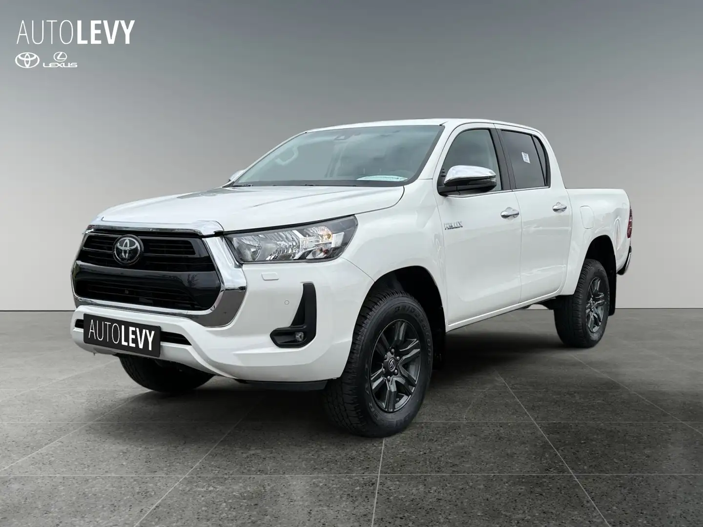Toyota Hilux 2.4 Double Cab Comfort ACC*NAVI*SHZ*RFK*4WD Weiß - 2