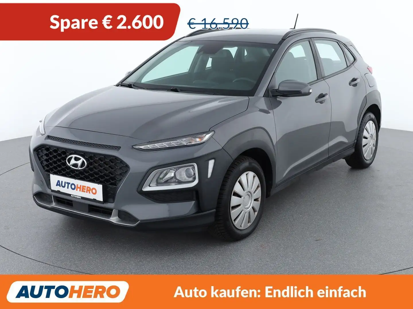 Hyundai KONA 1.6 CRDi LEVEL 3 4WD Grau - 1