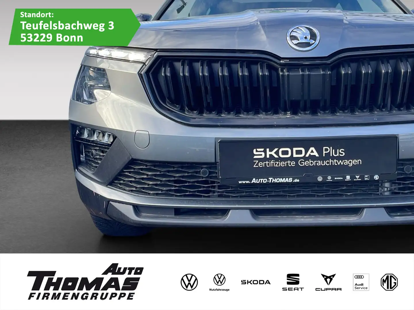 Skoda Kamiq Tour 1.5 TSI DSG LED NAVI PANO AHK Grau - 1