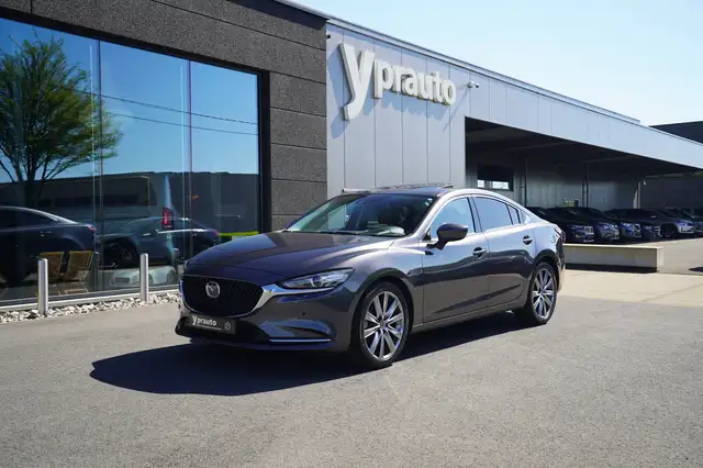 Mazda 6 6 2.0i SKYACTIV-G Takumi Camera 360 Leder Verwarmde en gekoelde zetels met geheugen Verwarmd stuur Adaptieve cruise Bose
