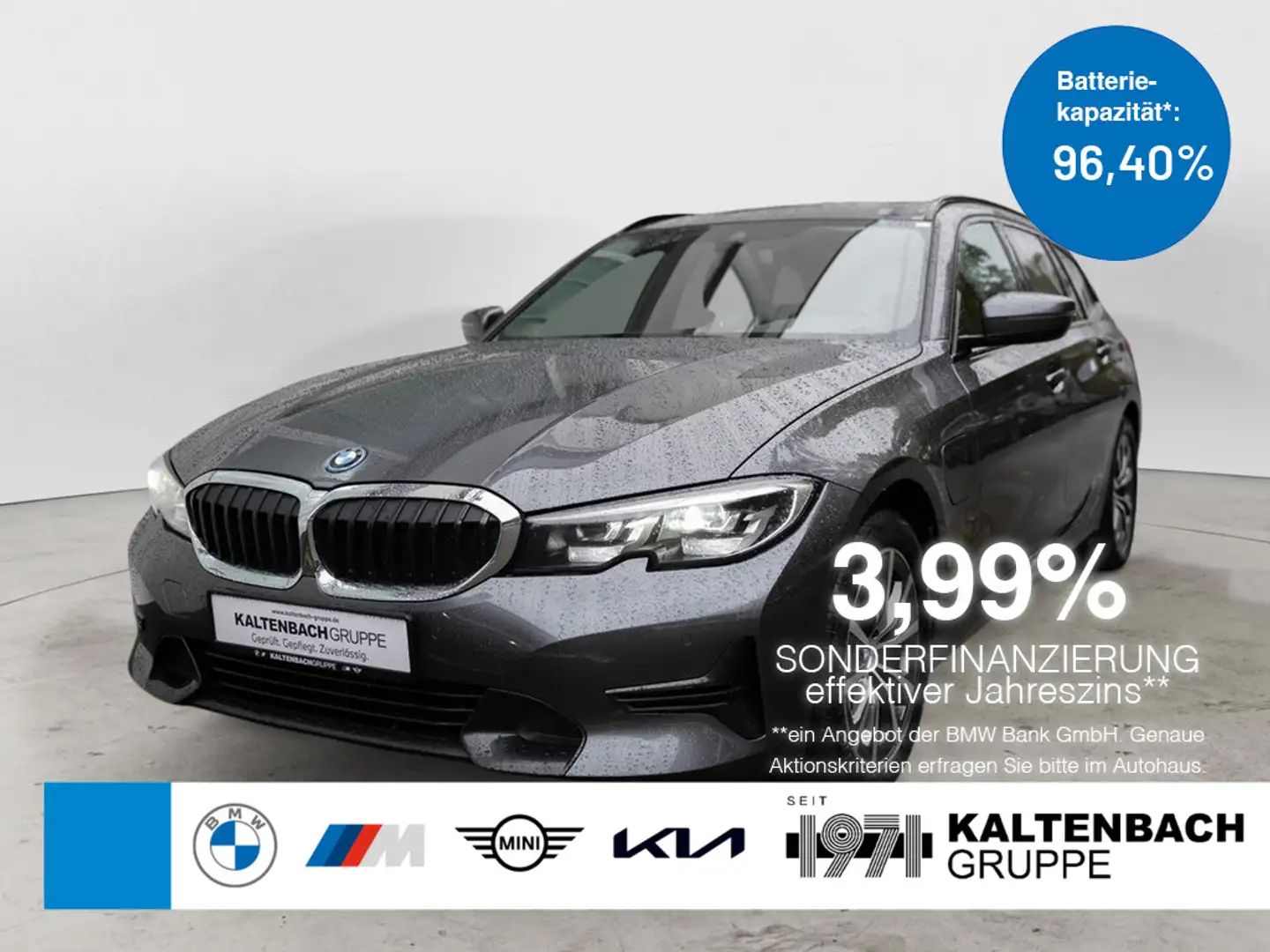 BMW 320 e Touring Sport Line AHK LED W-LAN NAVI Gris - 1