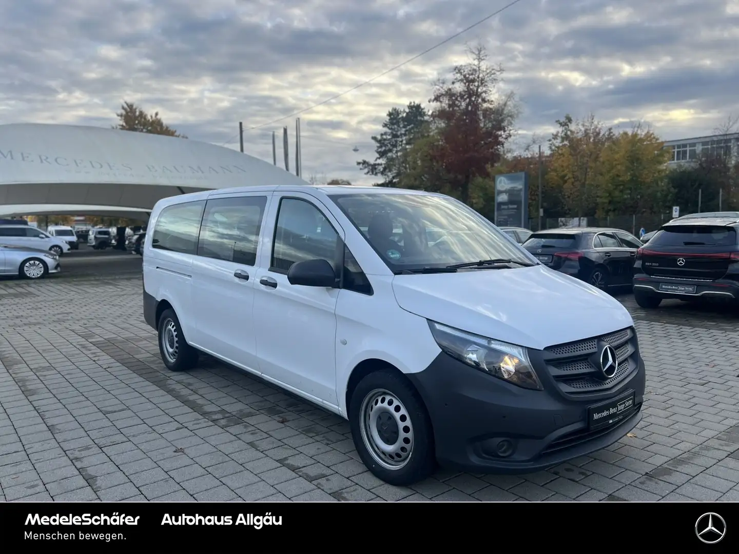 Mercedes-Benz Vito Vito 114 4x4 Tourer PRO Extralang STHZ 9 SITZE 4m Weiß - 2