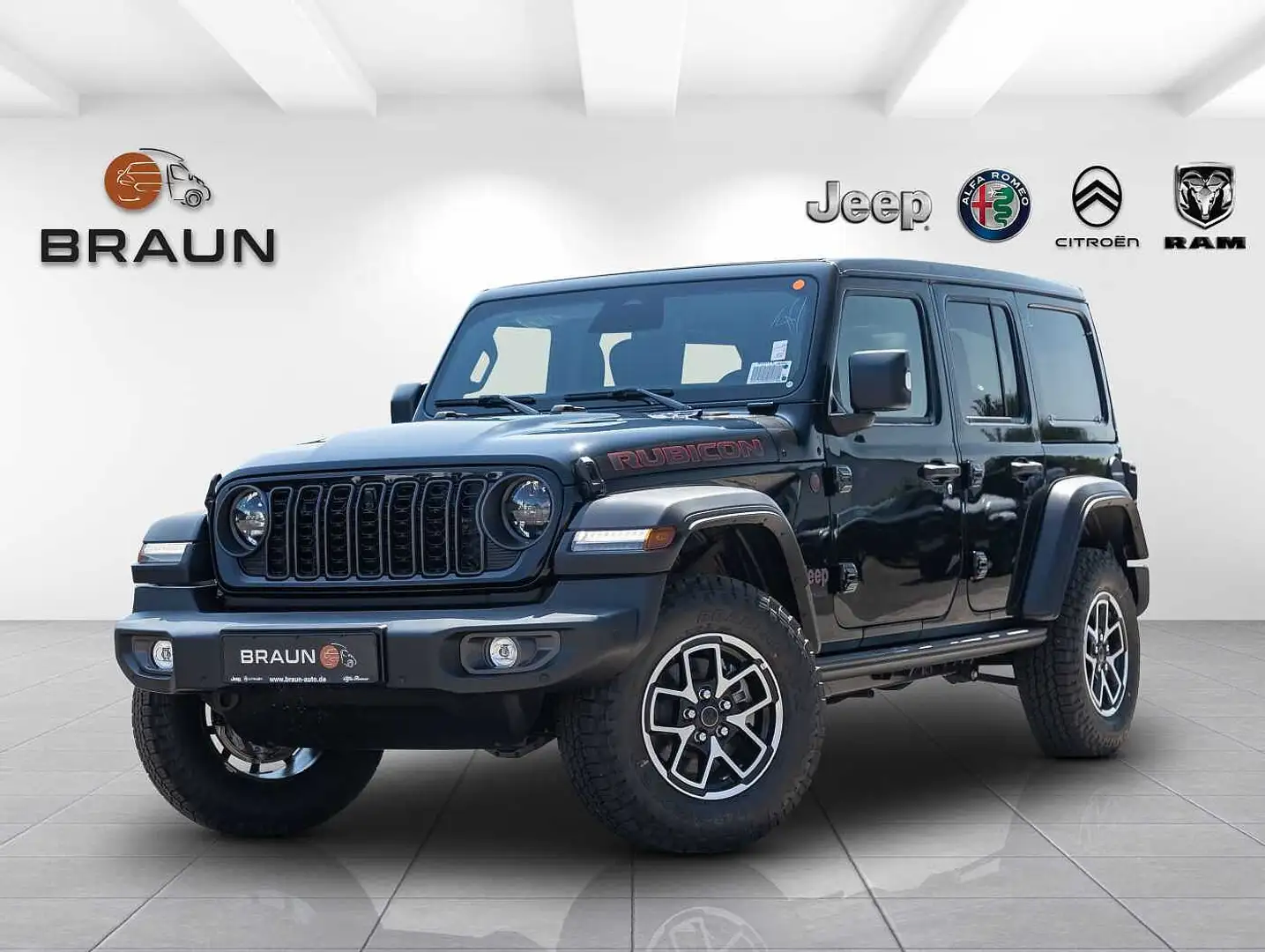 Jeep Wrangler Rubicon 2.0l T-GDI Ultd. Sky-One Noir - 1