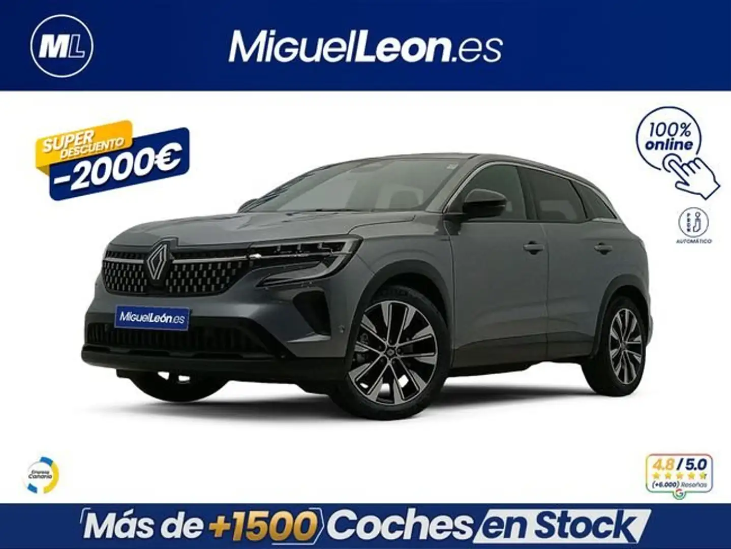 Renault Austral Iconic E-Tech Full Hybrid 147kW (200CV) Gris - 1