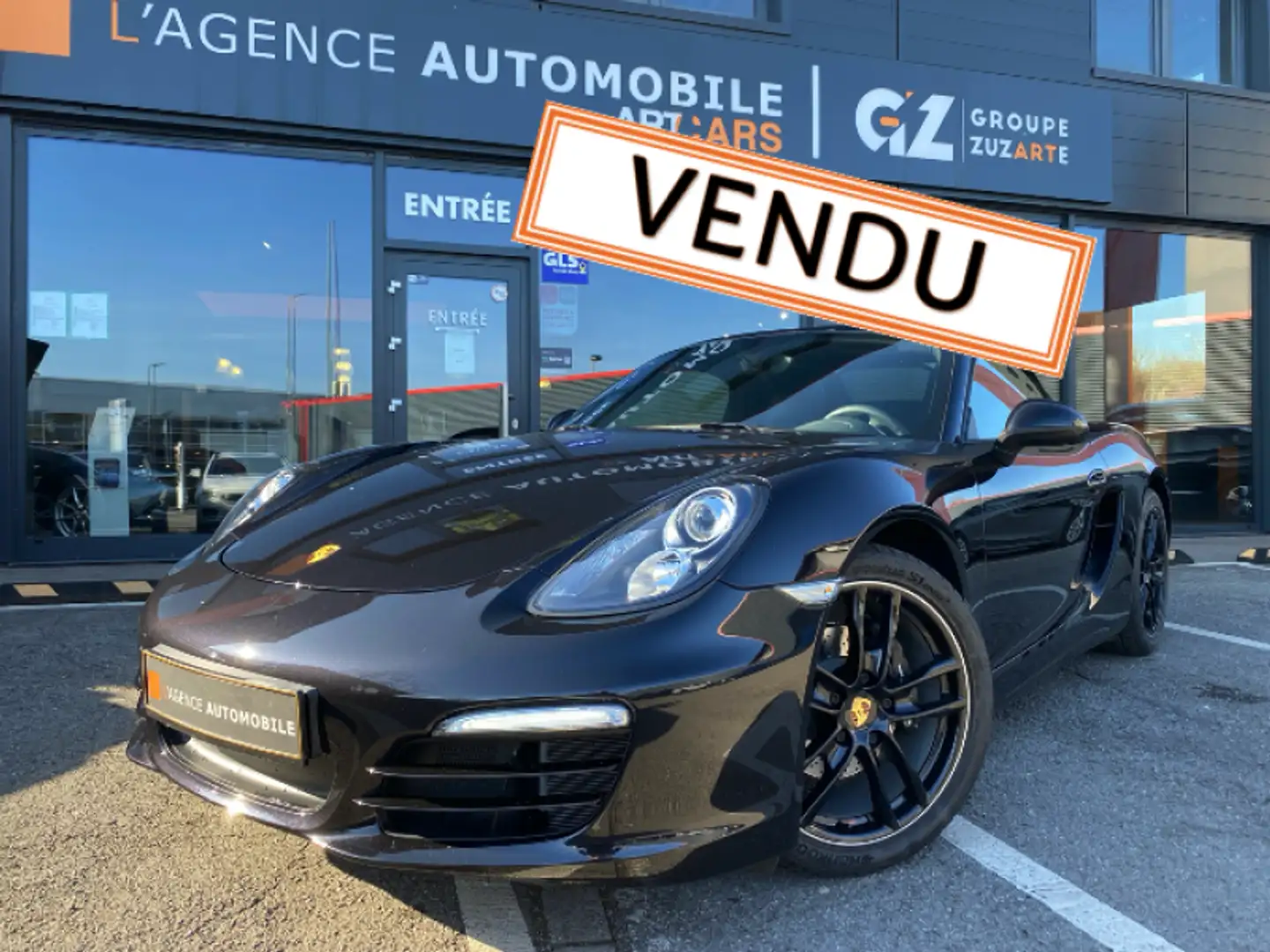 Porsche Boxster 981 Noir - 2