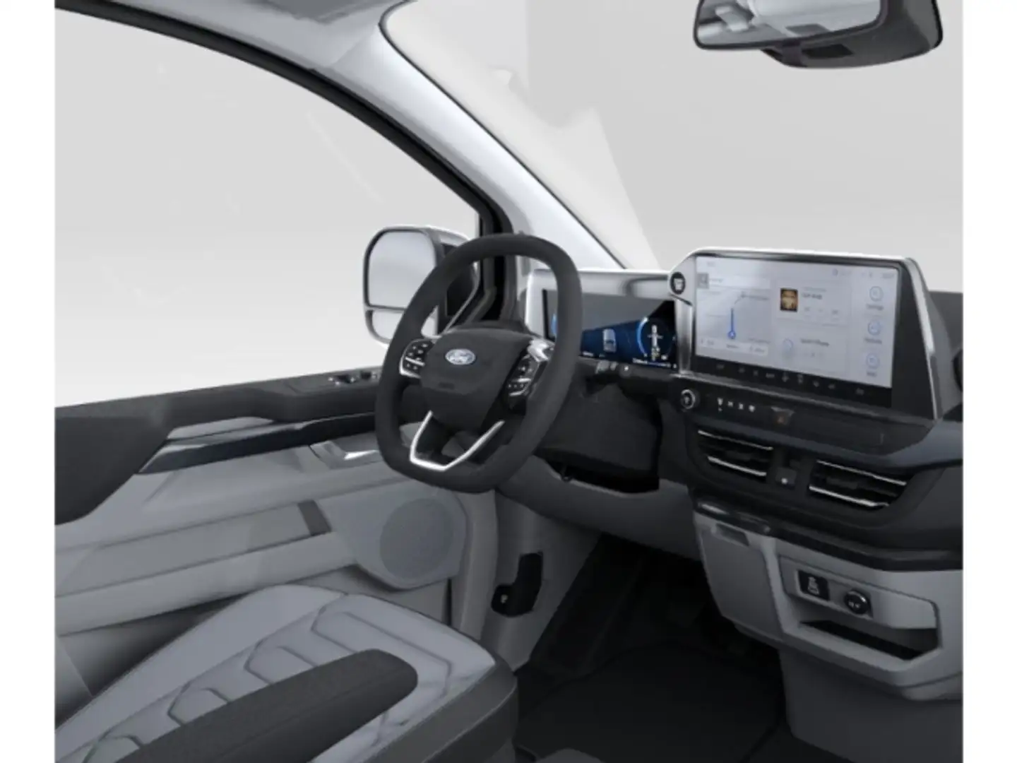 Ford Tourneo Custom PHEV 0,00%Zins L2 Titanium Gewerbe Aktion Grau - 2