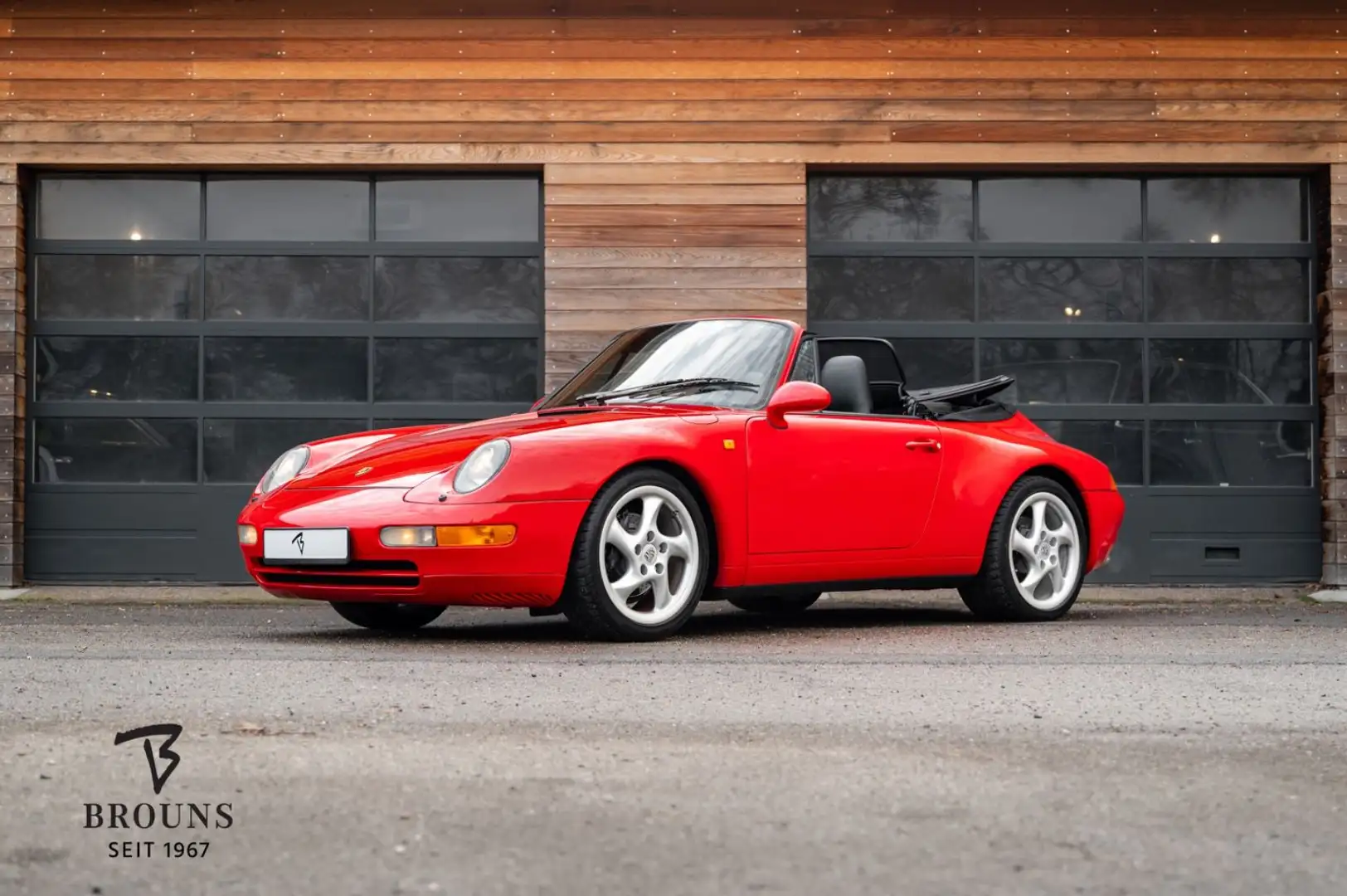 Porsche 993 C2 Cabriolet 272PS | Porsche Scheckheft Rot - 1