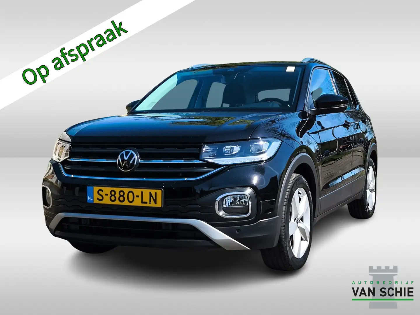 Volkswagen T-Cross 1.0 TSI Style (111 PK) 1e-Eig. & Dealer-Onderh. BO Schwarz - 1