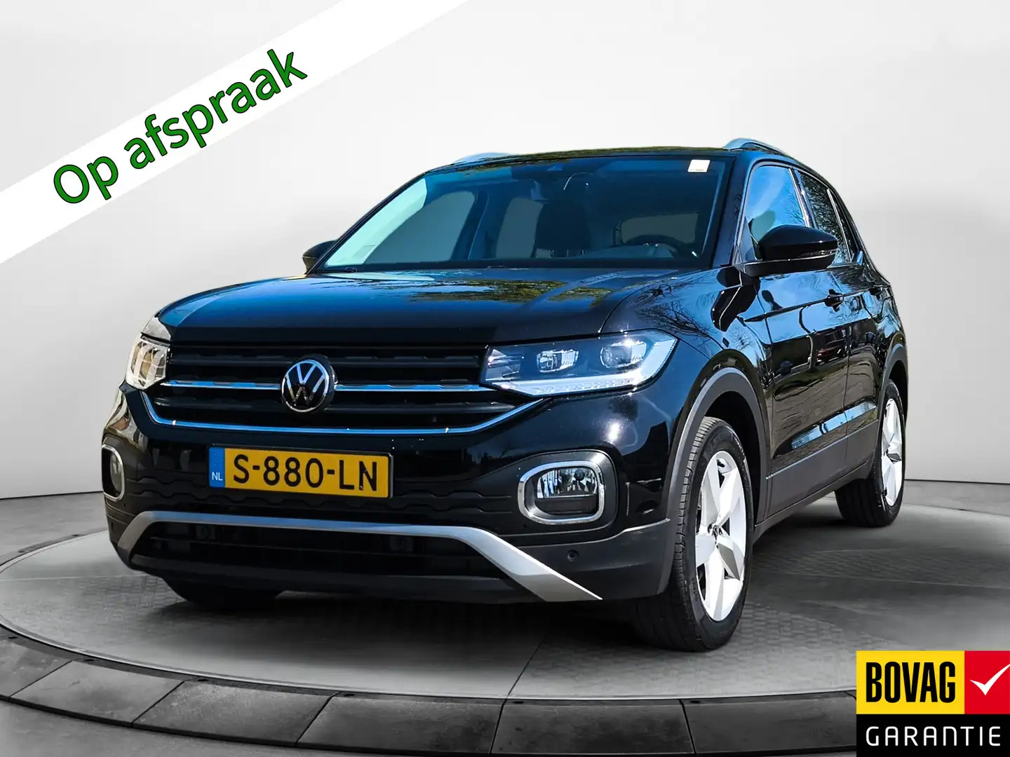 Volkswagen T-Cross 1.0 TSI Style (111 PK) 1e-Eig. & Dealer-Onderh. BO Zwart - 1