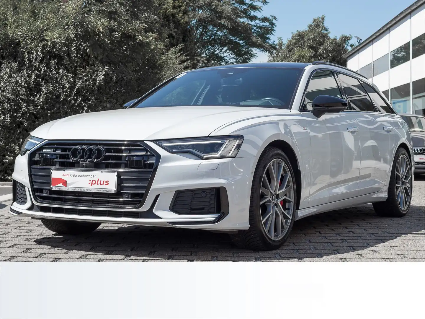 Audi A6 55 TFSIe Q S LINE PANO LM20 AHK 360° Weiß - 2