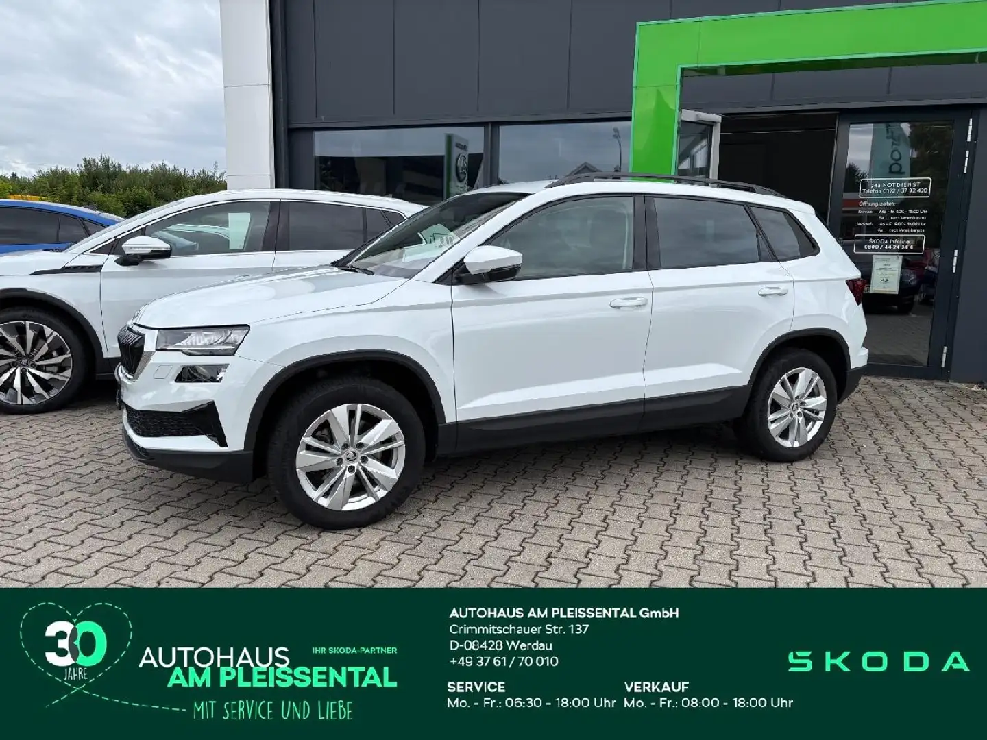 Skoda Karoq 110 kW TDI 4x4 NAVI*KESSY*Virtuelles Cockpit Blanc - 1