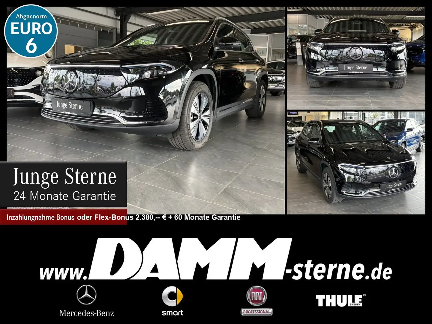 Mercedes-Benz EQA 300 EQA 300 4M Progressive Adv./360°/AHK/TWA/ + Flex Schwarz - 1