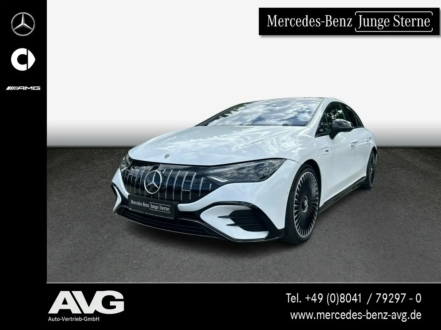 Mercedes-Benz EQE 43 Mercedes-AMG EQE 43 4MATIC NIGHT/BUR/FAHRAS PLUS Wit - 1