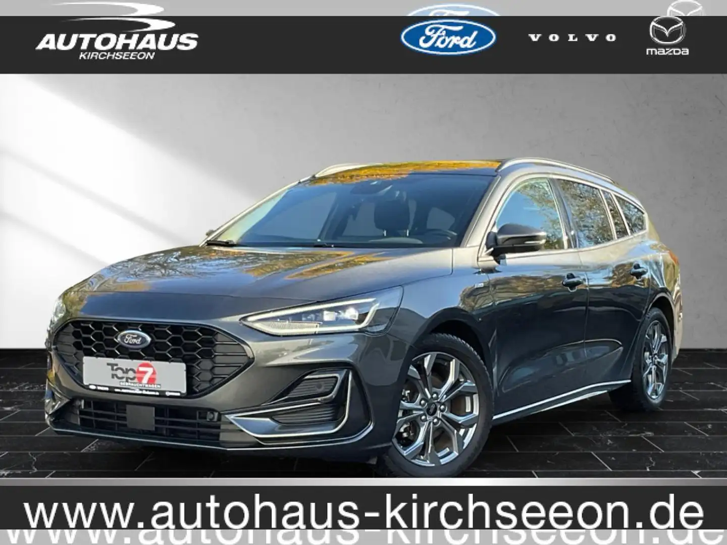 Ford Focus Turnier 1.0 EcoBoost ST-Line Automatik Navi Grau - 1