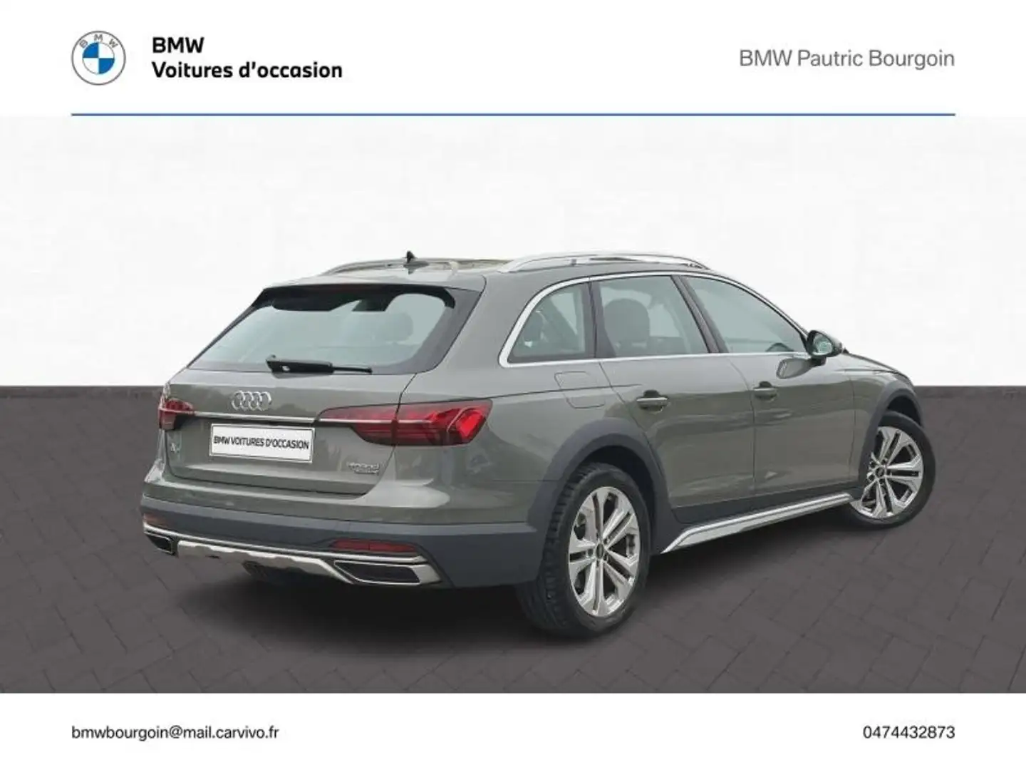 Audi A4 allroad 40 TDI 204ch Avus quattro S tronic 7 Gris - 2