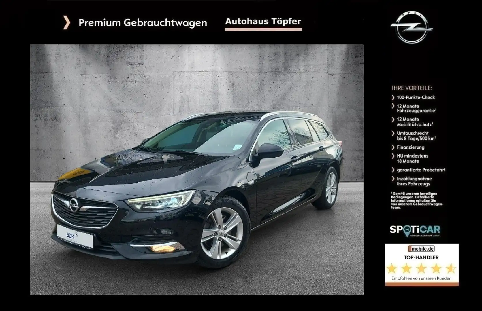Opel Insignia B ST Premium"Innovation"1Hand/Leder/LED Schwarz - 1