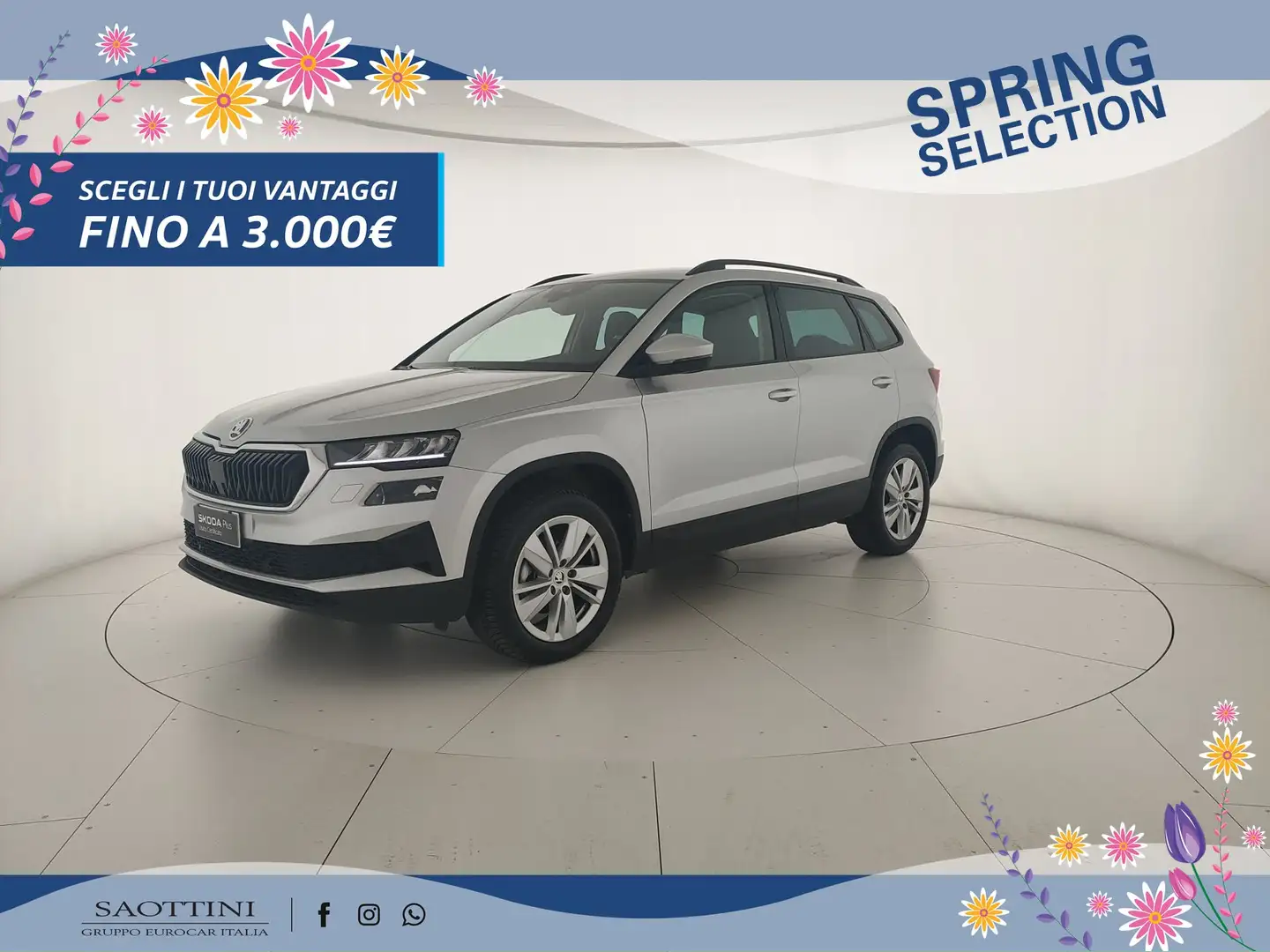Skoda Karoq 1.0 TSI Selection 115 CV Argento - 1