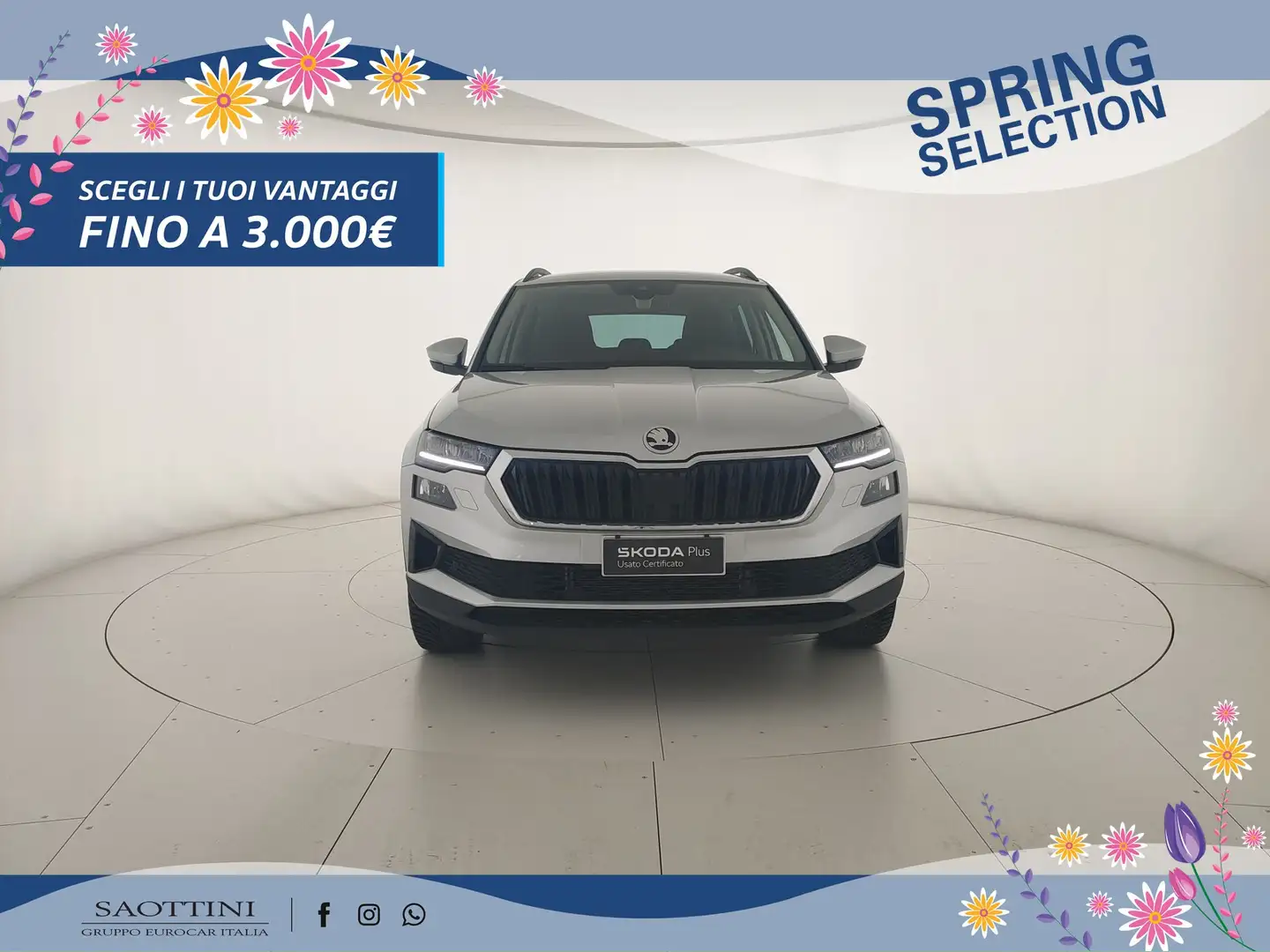 Skoda Karoq 1.0 TSI Selection 115 CV Argento - 2