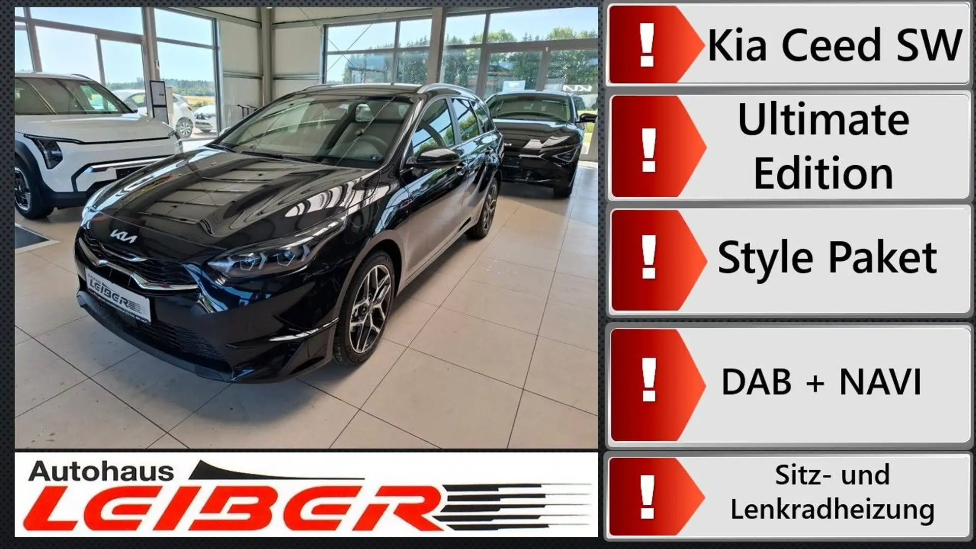 Kia Ceed SW / cee'd SW Ceed SW 1.5T 48V DCT Ultimate Edition Style Schwarz - 1