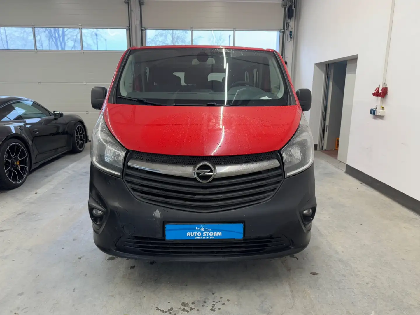 Opel Vivaro 1.6 CDTI Biturbo L1H1+9-Sitzer*neuer Turbolader* Rot - 2