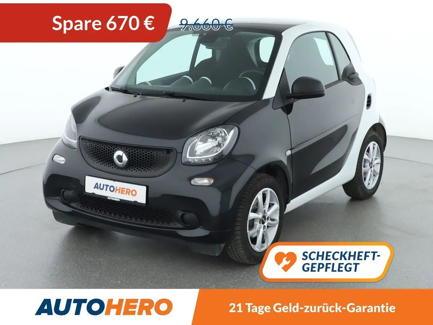 smart forTwo 1.0 Standard*SHZ*KLIMA*PANO*TEMPO*BLUETOOTH* Černá - 1