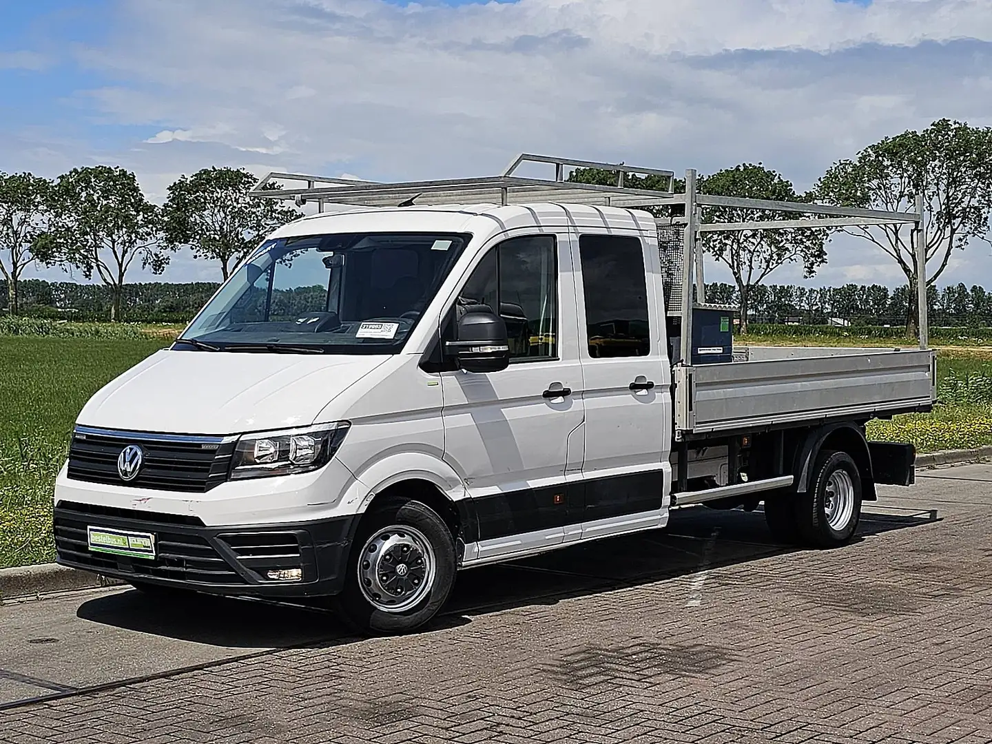 Volkswagen Crafter 50 2.0 DUB.CAB Open-Laadbak Weiß - 2