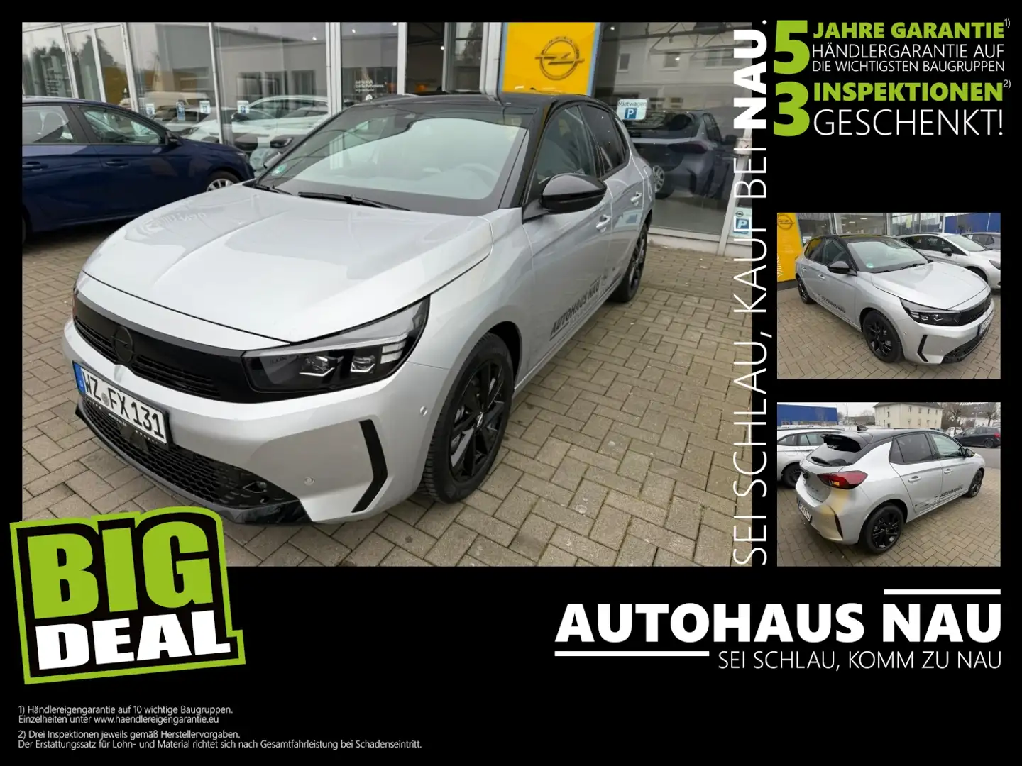 Opel Corsa 1.2 Turbo GS Hybrid Benzin DSG Automatik Inkl. Ins Grau - 1