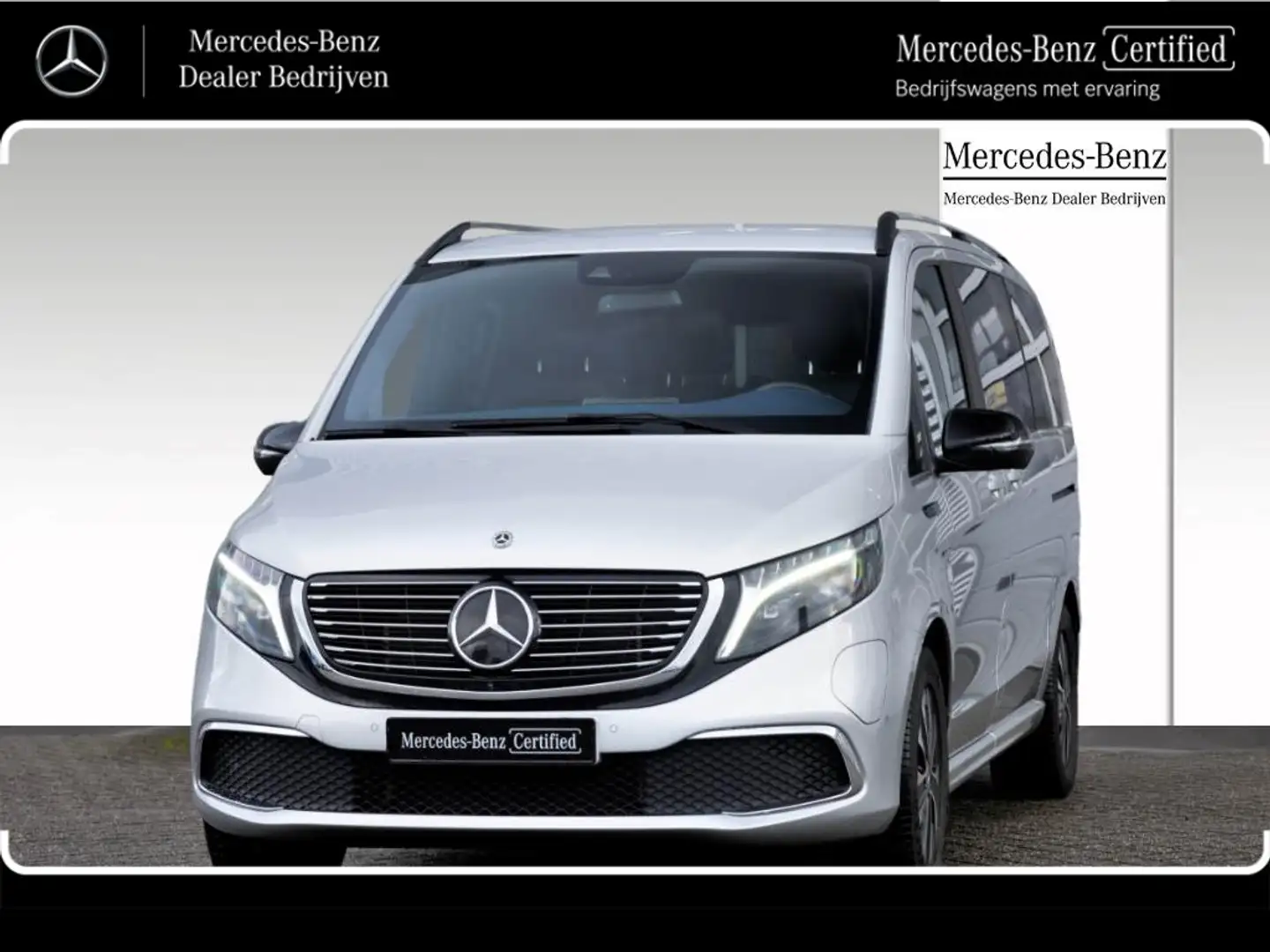 Mercedes-Benz EQV 300 L2 6-Persoons VIP Full Options 100% Elektrisch Zilver - 1