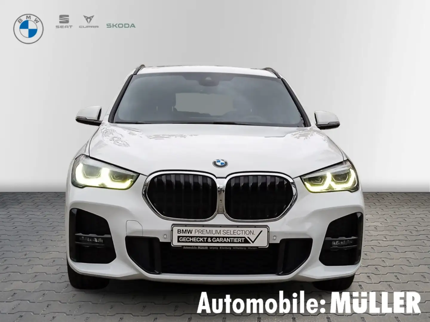 BMW X1 18 d*MSport*HUD*DAB*LED*AHK*Panodach*Lenkradhzg.* Blanc - 2